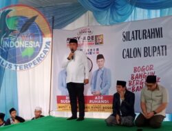 Calon Bupati Bogor No.1, Rudy Susmanto Silaturahmi ke Dapil II