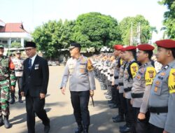 Polres Bogor Bersama Stakeholder Lainnya Gelar Apel Pergeseran Pasukan  Operasi Mantap Praja Lodaya 2024