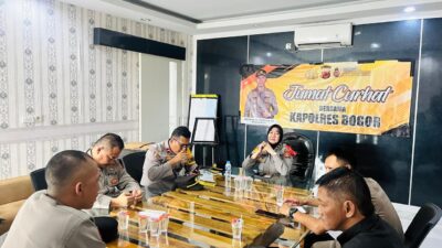 Jum’at Curhat Polres Bogor, Ketua RW 011 Kelurahan Pakansari: Wilayah Kampung Cikempong Tawuran Sering Terjadi